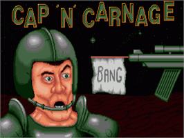 Title screen of Cap'n Carnage on the Commodore Amiga.